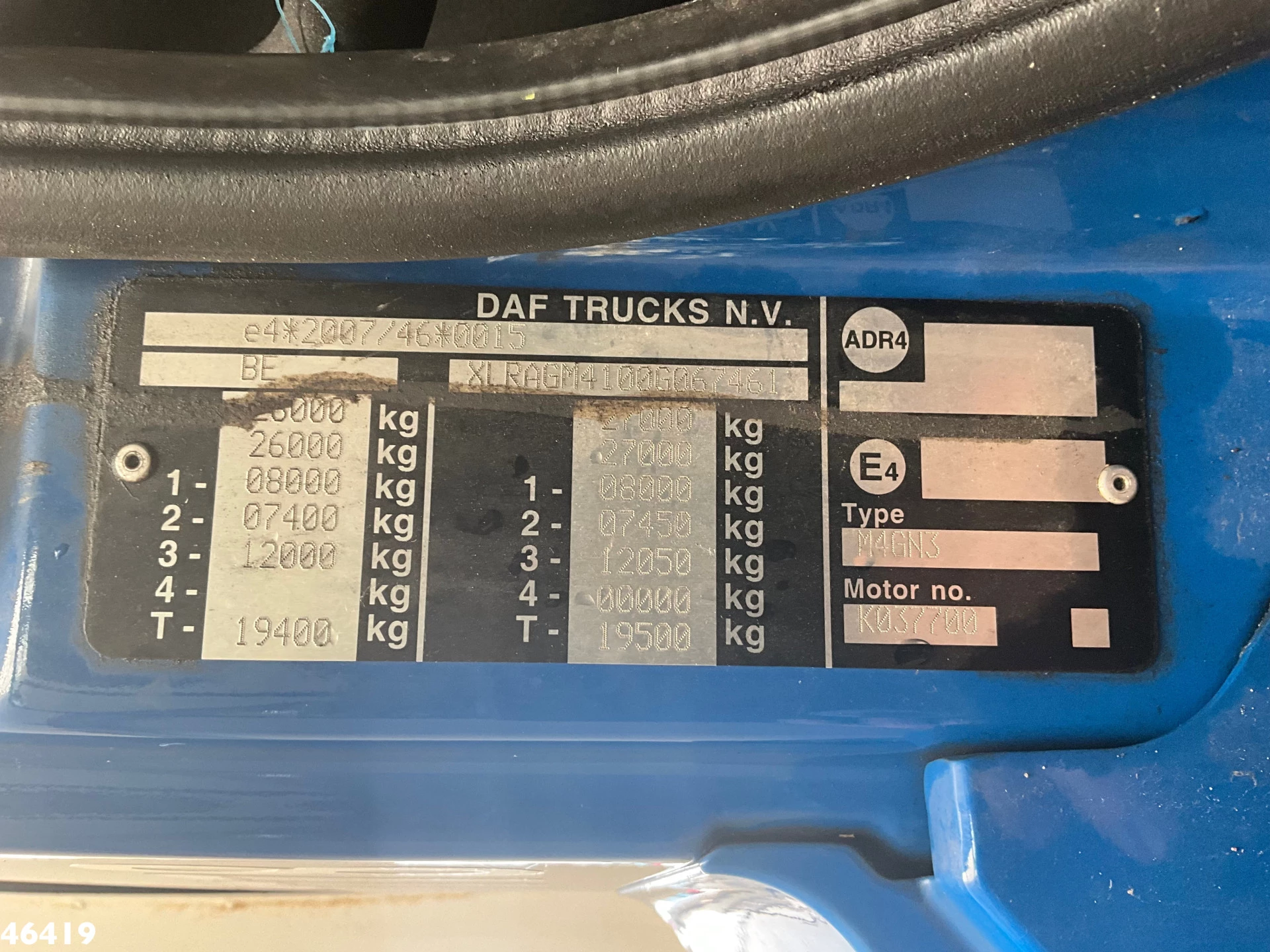 DAF FAG CF 290 Euro 6 VDK 22m³ 2015 obrázek 23