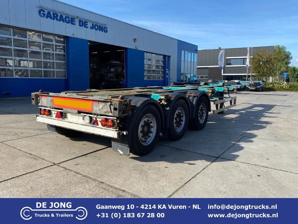 Schmitz Cargobull 2011 - SCF 24 / SAF + Disc / 1x Extendable / 1x Lift Axle / All containers afbeelding 1