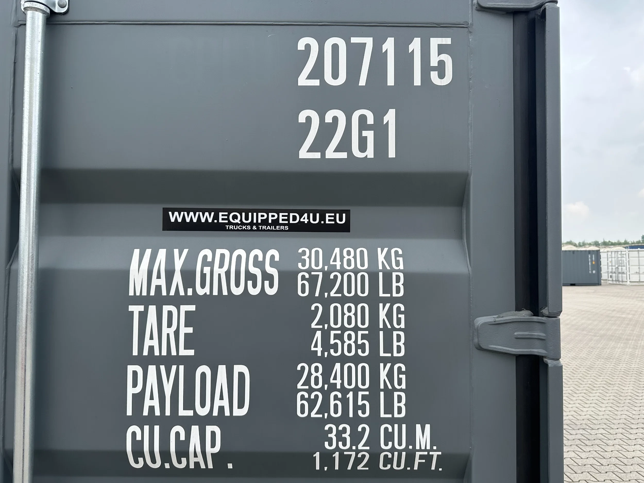 2026 - NEW (ONE-WAY) 20FT ISO DV 8'6" STANDARD container, 6x available Bild 15
