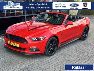 Ford Mustang 2018 - Convertible 5.0 V8 GT 422PK Automaat Custom Pack Brembo Black Shadow Edition te koop