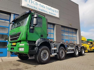 Iveco Stralis 2014 - 450 8x4 Steel 430.000 km kettingsyst 30 ton afbeelding 1