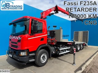 Scania G 2022 - 410 XT EURO 6e, CNG, 8x4, Retarder, Fassi te koop