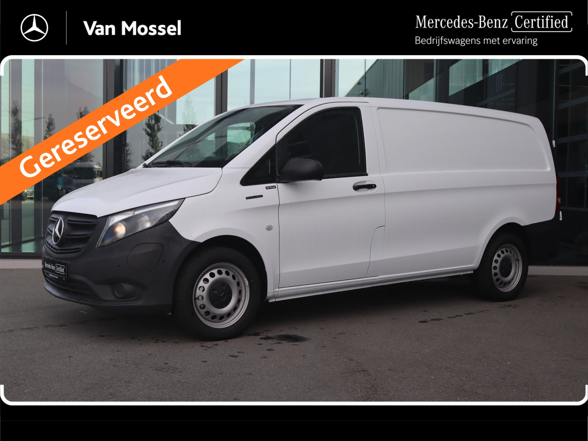 Mercedes-Benz eVito 2023 - eVito 112 Lang 66 kWh |AIRCO/CAMERA/STOELVERW. |Certified afbeelding 1