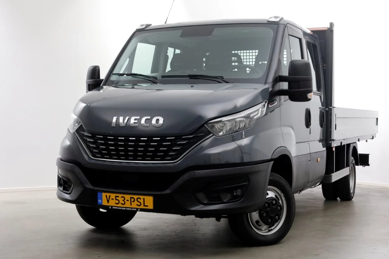 Iveco Daily 2022 - 35C18 3.0 180pk HiMatic Automaat D.C. Open Laadbak L412cm Trekhaak 3500kg 09-2022 afbeelding 1