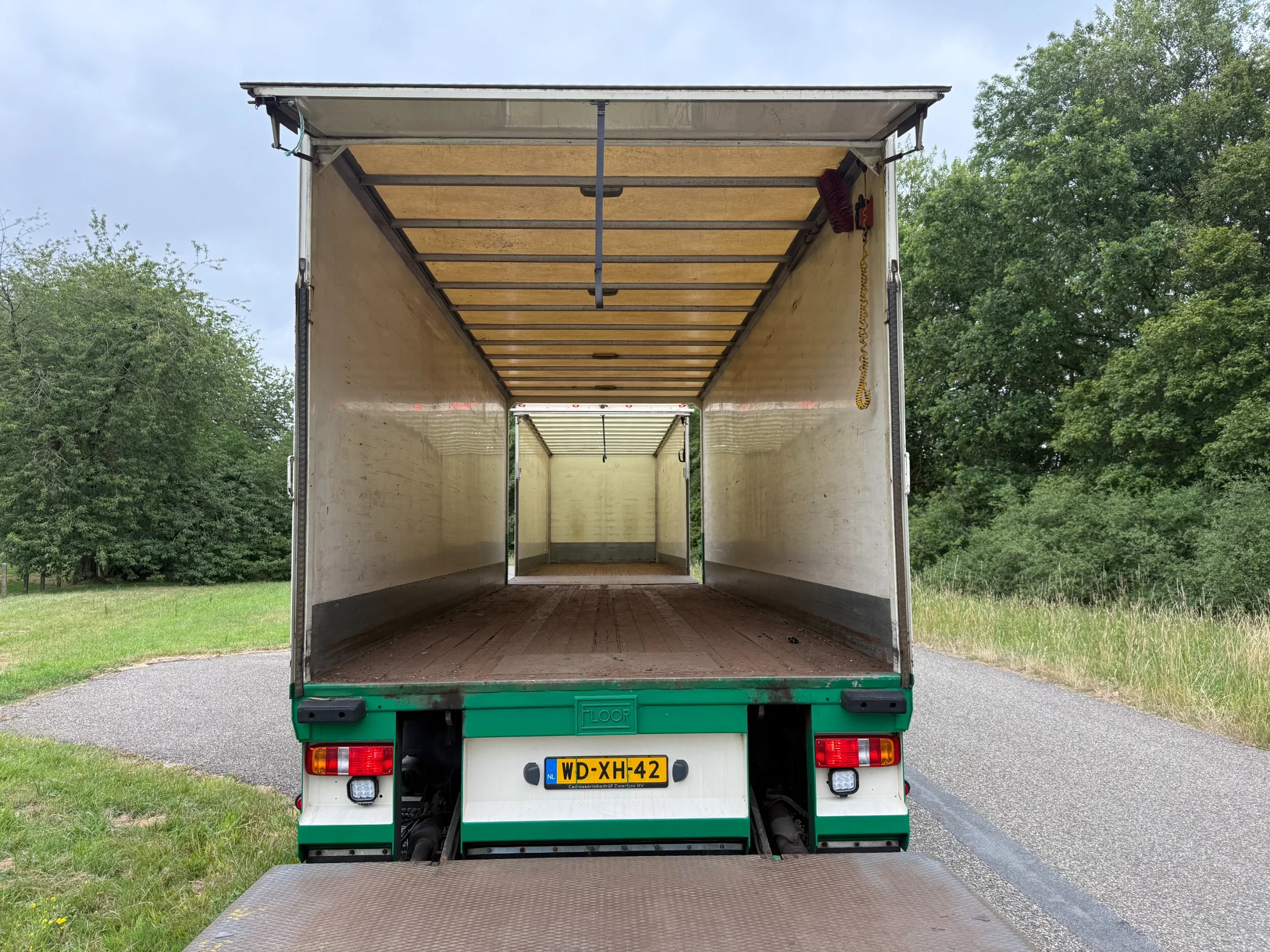 DAF CF 440 2016 - CF440 6X2 Bakwagen met 2 assige Floor schamel aanhangwagen NIEUWSTAAT afbeelding 18