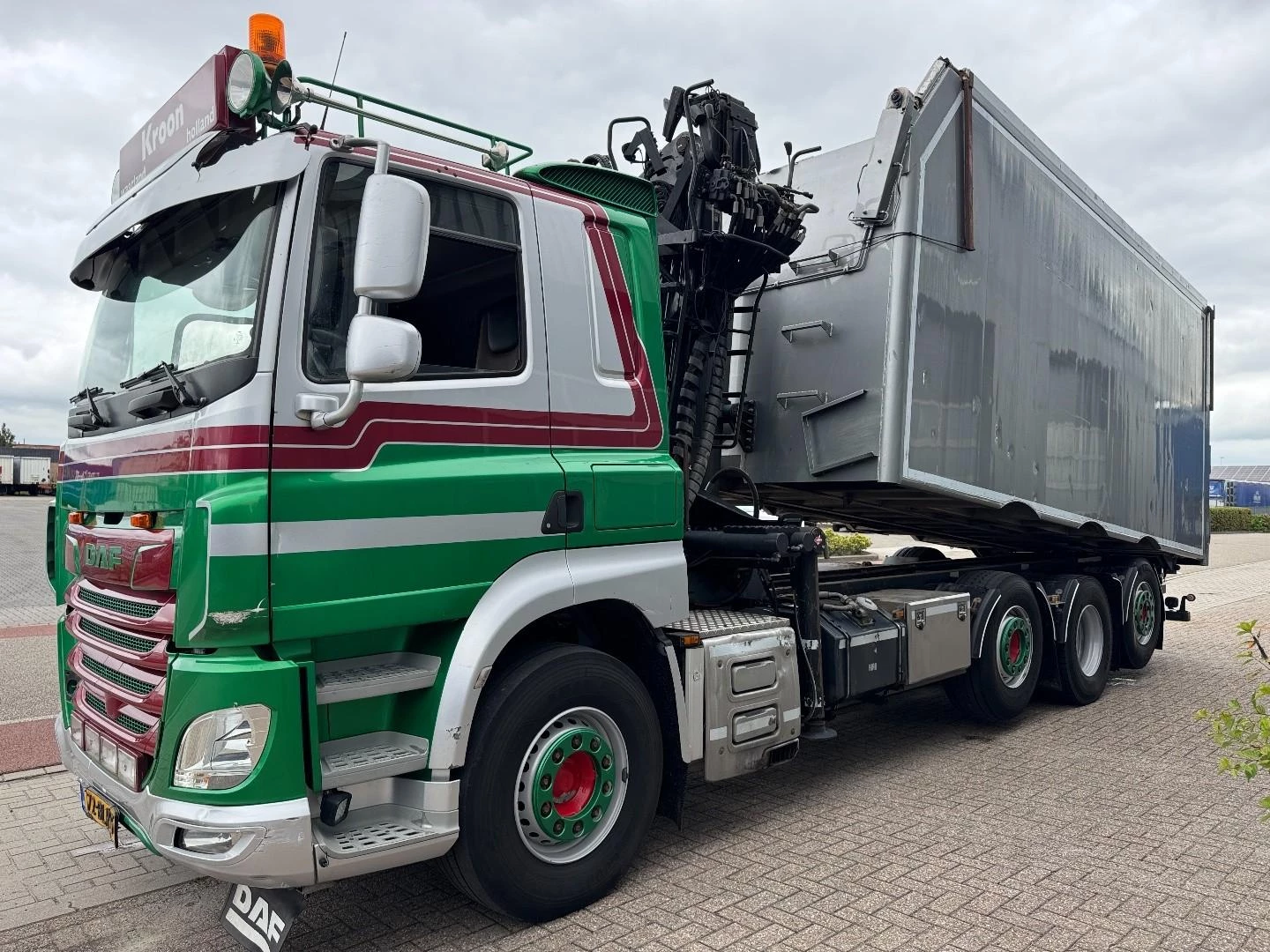 DAF CF530 8x2 Palfinger Epsilon, Alu Kipper 2018 immagine 5
