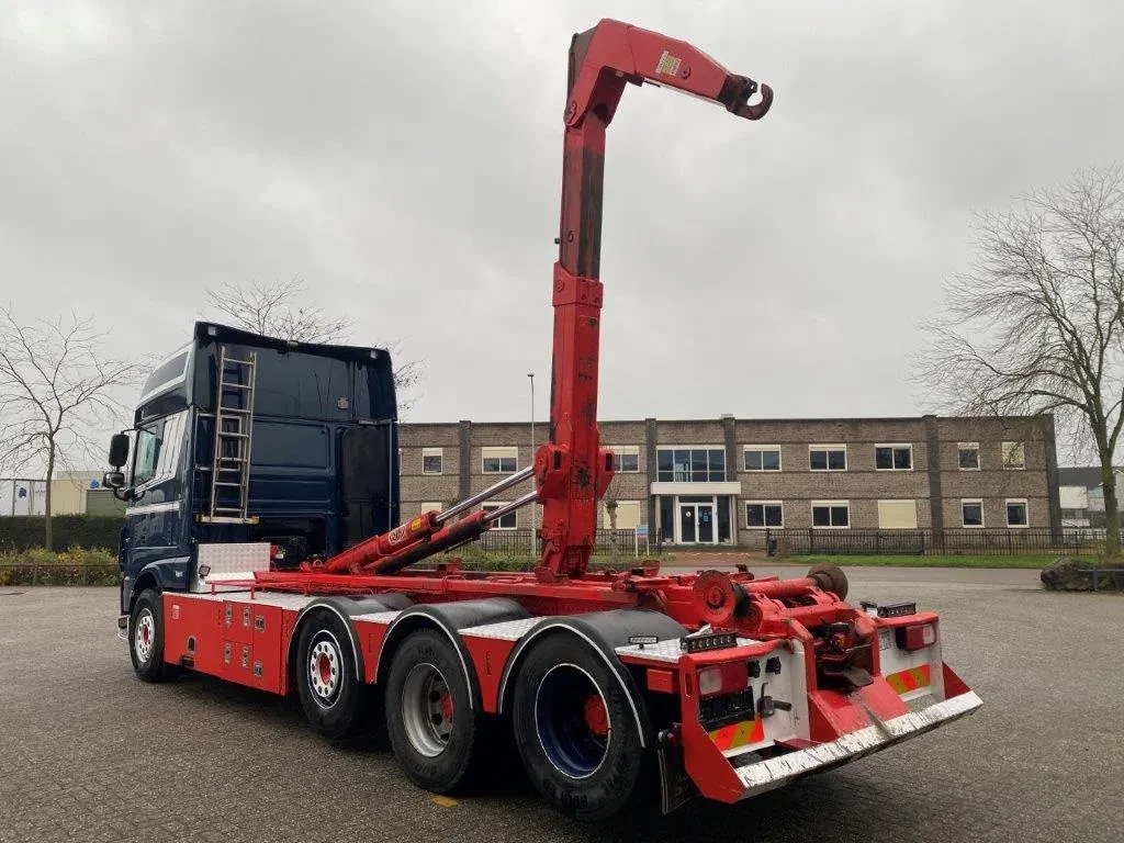 DAF XF106-530 2019 - 8X2 / AJK HOOKLIFT 25000KG / 9 TON FRONT AXLE / NAVI / ONLY:612482 KM / SSC / AUTOMATIC / EURO-6 / 2019 afbeelding 8