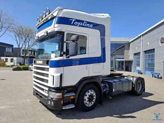 Scania R 2000 - R164-480 V8 / RETARDER / DOUBLE TANK / AIRCO / AUTOMATIC / EURO-3 / 2000 te koop
