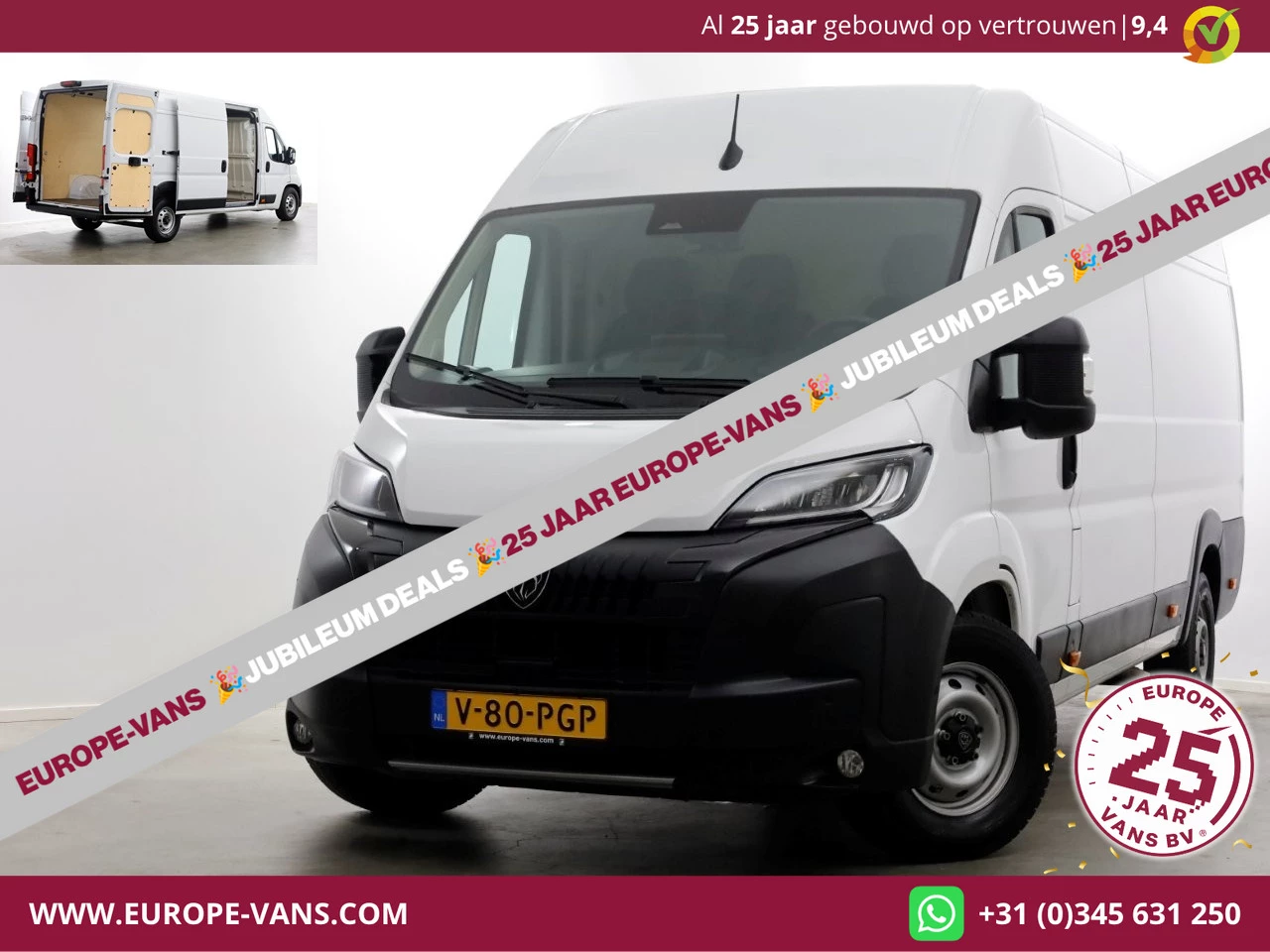 Peugeot Boxer 2024 - 2.2 BlueHDi 180pk Automaat L4H2 LED/ACC/Navi/Camera 12-2024 Bild 1
