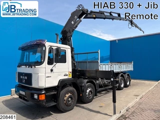 MAN N/A 1996 - 41 372 8x4, Manual, HIAB, Remote, Bladvering te koop