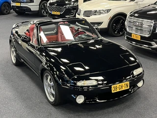 Mazda MX-5 1993 - NA Roadster 1.6i Miata Black-Red Edition CDN Postert Edition Collectors Item !! afbeelding 3 miniatuur