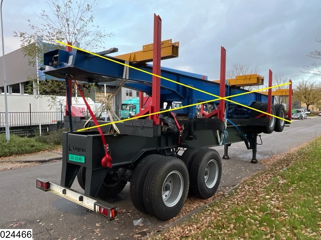 Legras - Openlaadbak Wood transport, Steel suspension obrázek 2