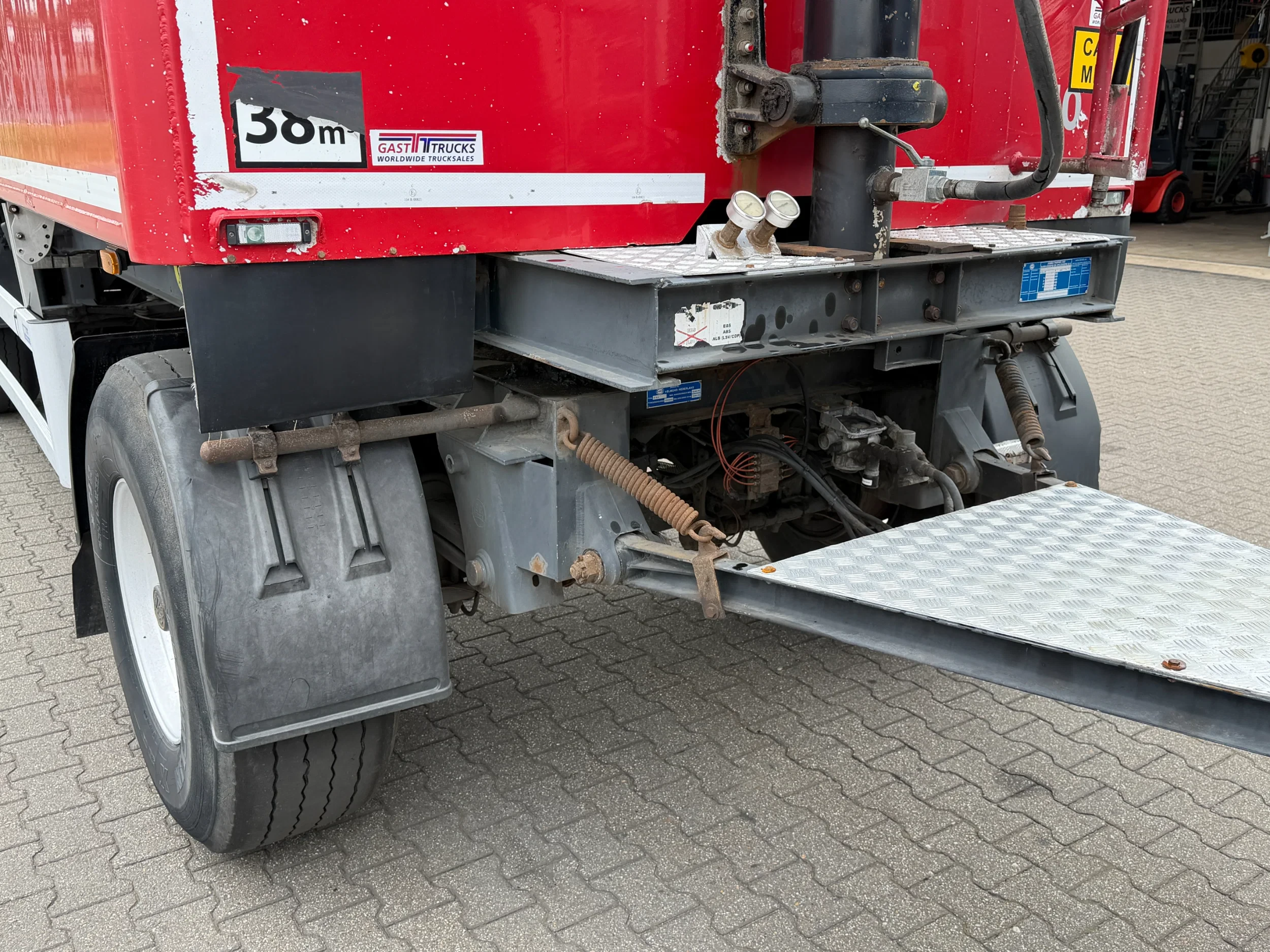 Jumbo 2009 - 40m3 Kipper Schamel Aanhangwagen afbeelding 10