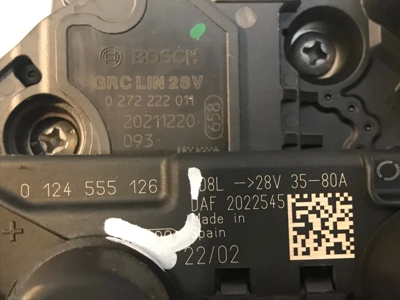 DAF 2022 - 2022545 DYNAMO 28V-80A (ALS NIEUW) imagen 3