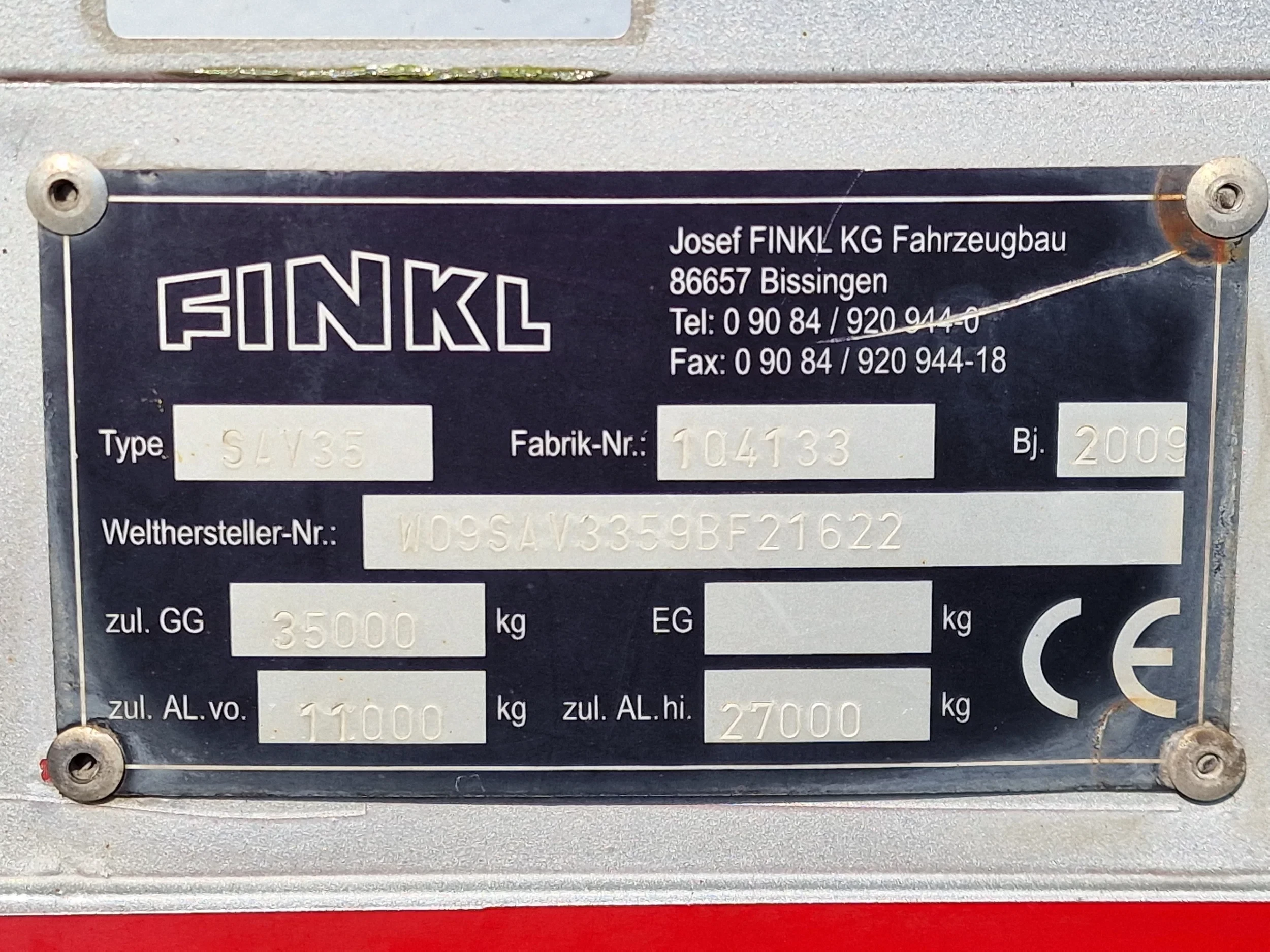Finkl 2009 - SAV35 - 3/3 deck livestock - Ventilation - Lifting floors - Lifting roof obrázek 37