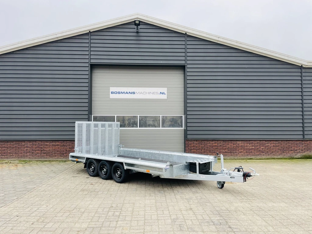 Vlemmix machinetransporter 3500 kg 400x180 NIEUW met graafbakplateau / opbergkist 2026 afbeelding 1