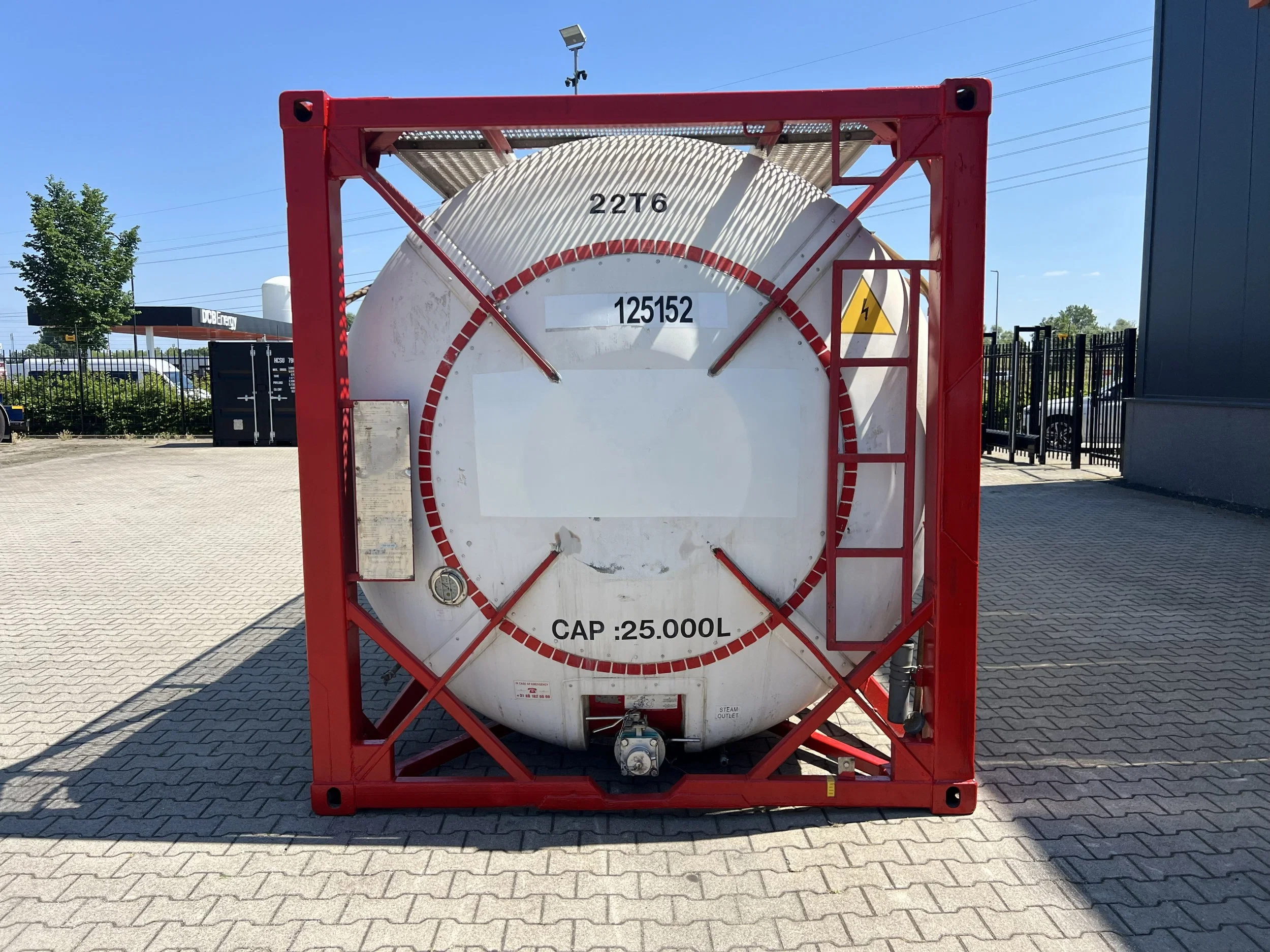 Yorkshire Marine Containers 1999 - 25.000L Tankcontainer, 1 comp., IMO-1, ISO 22T6 T11, 2,5Y + CSC-inspection till 12/27 afbeelding 6
