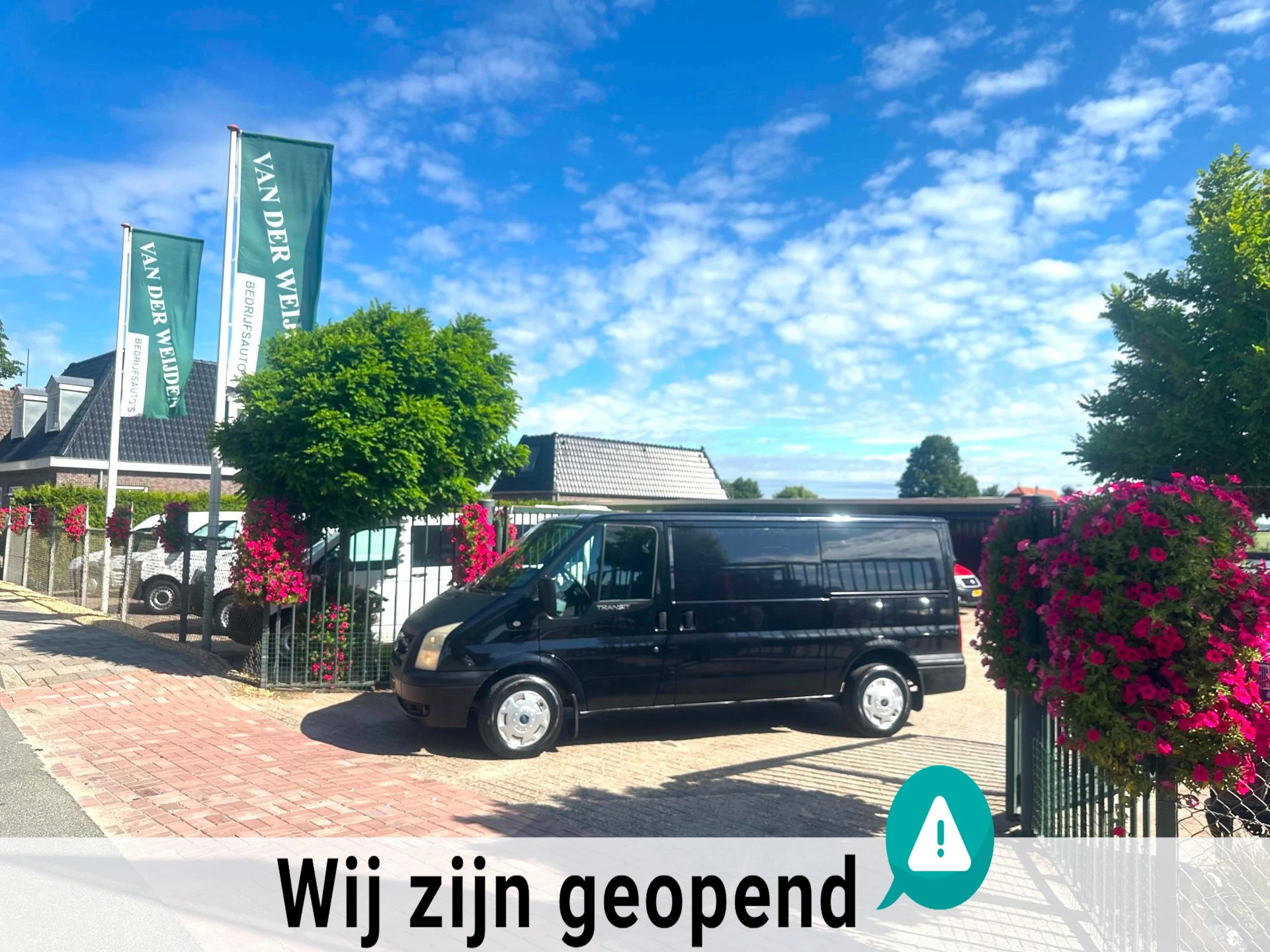 Ford Transit 2008 - 280M 2.2 TDCI AIRCO 2 ZIJDEUREN YOUNGTIMER L2H1 110 PK afbeelding 1