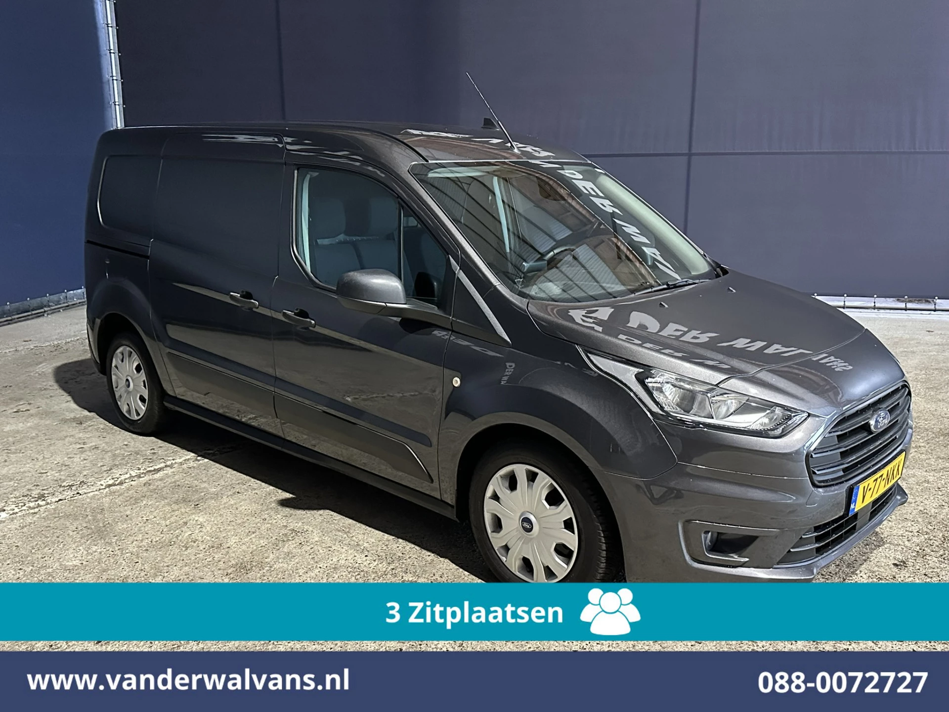 Ford Transit Connect 2021 - 1.5 EcoBlue 100pk L2H1 Euro6 Airco | 3-Zits | Camera | Navigatie | Verwarmde voorruit imagen 7