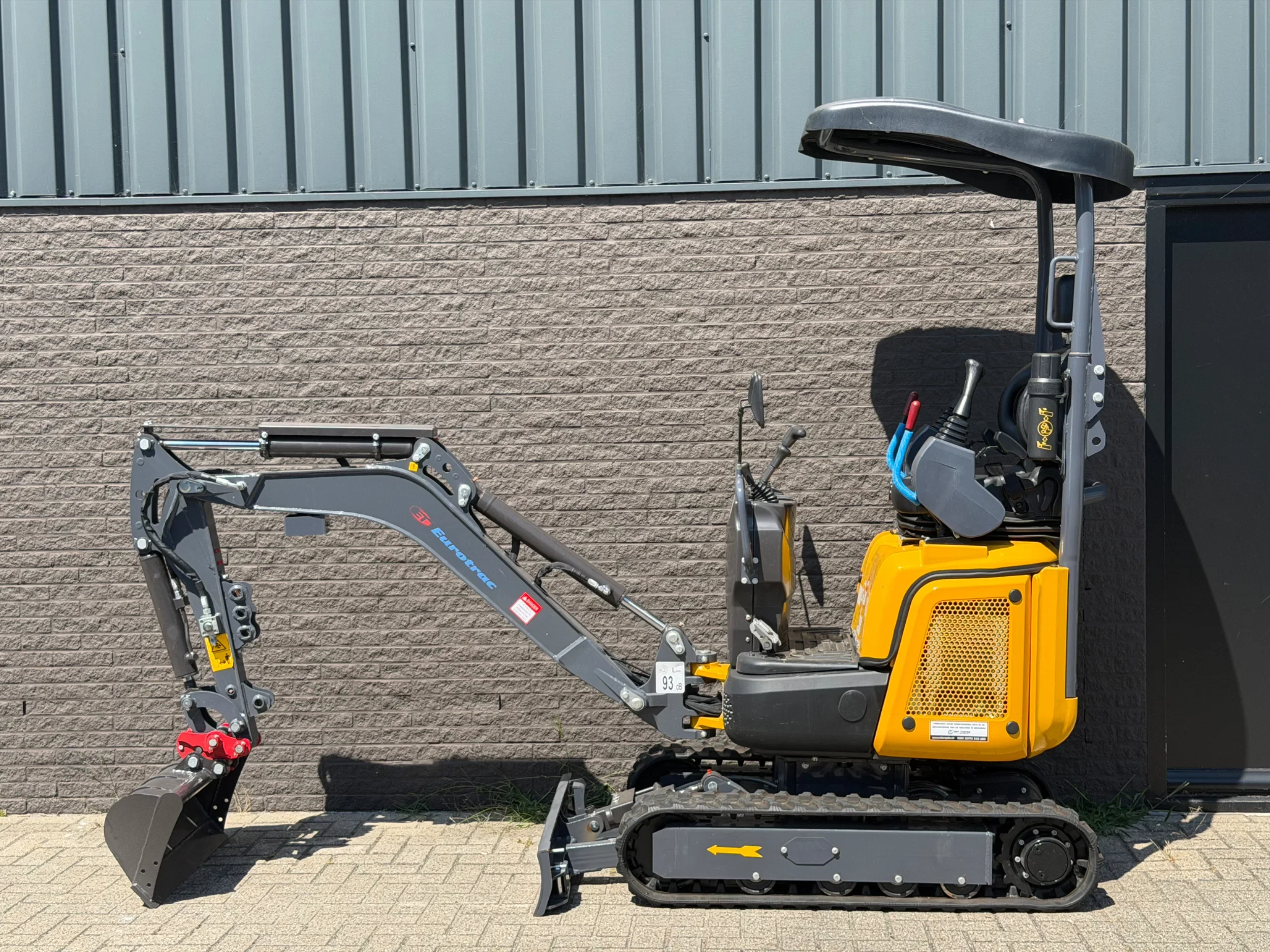 Eurotrac 2026 - HE12 Rupsgraafmachine + Joysticks & KUBOTA motor 6x OP VOORRAAD afbeelding 2