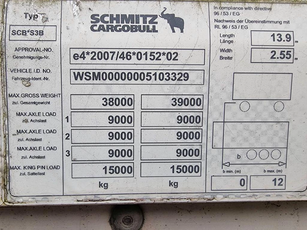 Schmitz Cargobull SCB*S3B25509A00 2012 immagine 15