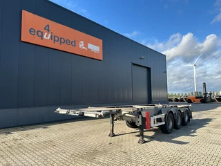 Van Hool 3-ASSIGE OPLEGGER 2015 - 20FT/30FT ADR CHASSIS / galvanized / BPW DRUM / ADR / NL-chassis zu verkaufen