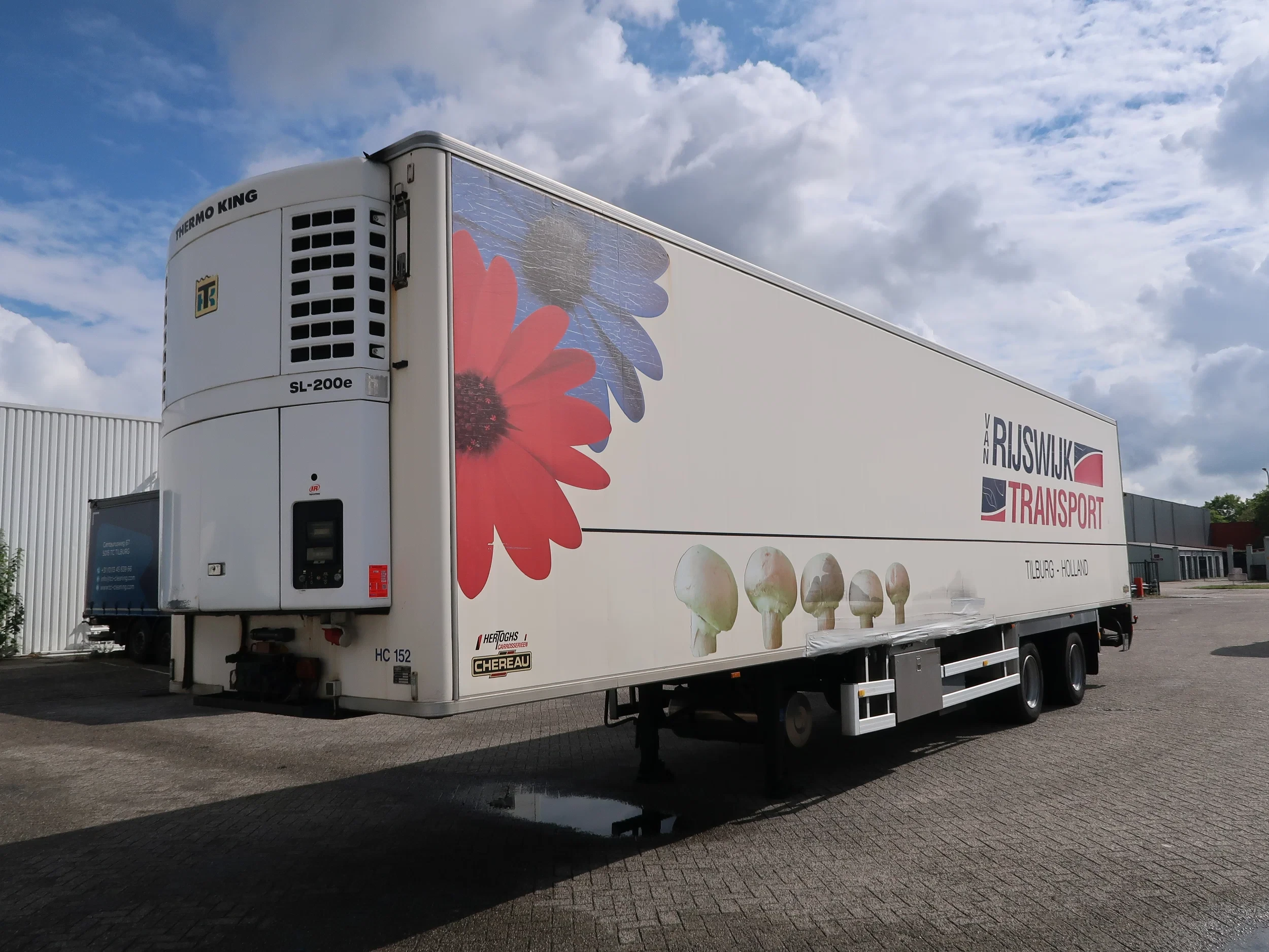 Chereau T2-001 2006 - 2 Axle BPW Thermoking SL-200e NL Trailer, TOP! image 1