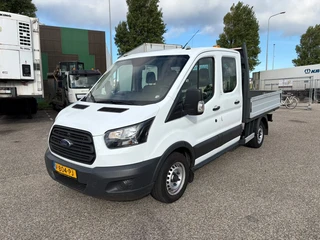 Ford Transit 2018 - 2.0TDCI Dubbelcabine 7 Pers Openlaadbak Airco Cruisecontrol Trekhaak te koop
