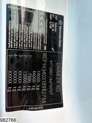 Mercedes-Benz Actros 2016 - 1843 EURO 6, Retarder afbeelding 12