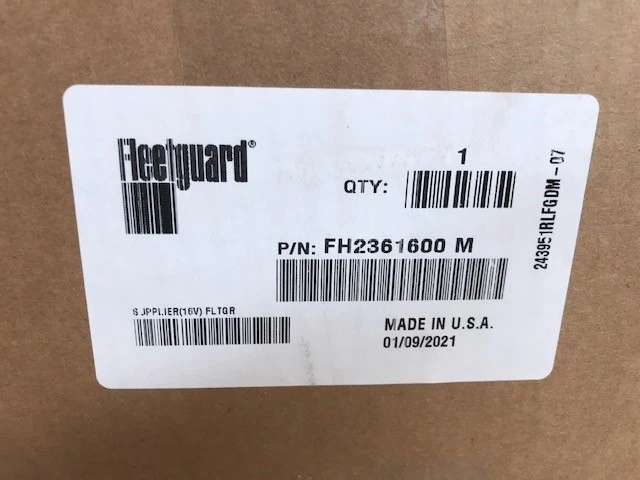 Diverse 2021 - FLEETGUARD DIESEL PRO FH236 WATER SEPERATOR (NEW) zdjęcie 4