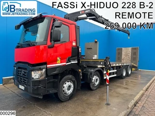 Renault 2019 - C 380 8x2, EURO 6, Fassi, Remote te koop