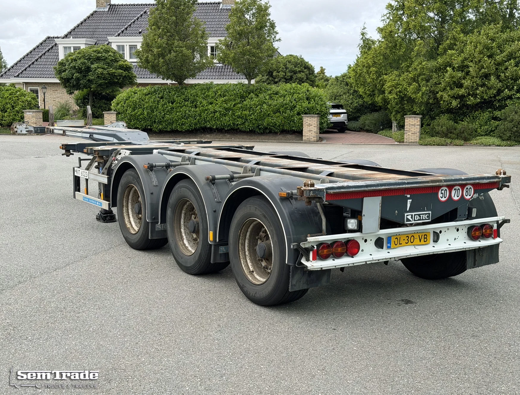 D-TEC 2012 - VCC-01 FT-LS-S FRONT+MIDDLE+BACK SLIDER 20-40-45 FT. LIFT AXLE HOLLAND-TRAILER obrázek 3