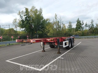 Krone containerchassis 1998 in vendita