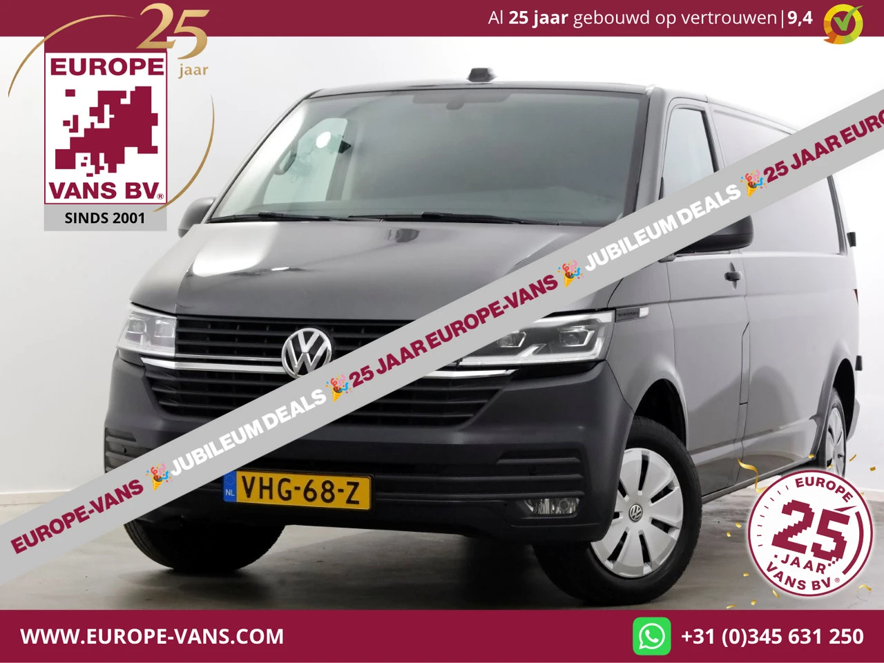 Volkswagen Transporter 2020 - T6.1 2.0 TDI 150pk Lang DSG-Automaat LED/Airco/Navi 11-2020 afbeelding 1
