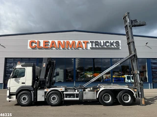 Volvo FM 410 8x4 Hiab 28 Tonmeter laadkraan met 20 Ton Silosteller haakarmsysteem 2016 afbeelding 3 miniatuur
