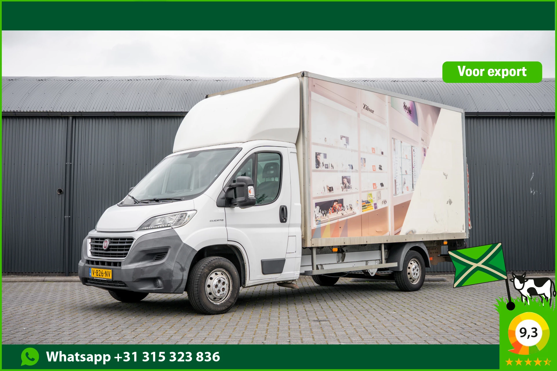 Fiat Ducato 2014 - 130 Multijet 2.3 D L3H2 | 3-Zits | Bakwagen met laadklep | LED | Cruise | Airco afbeelding 1