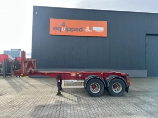 Van Hool N/A 2002 - 2 AXLE 20FT TIPPING-CHASSIS / TWIN-TIRES / BPW + DRUM / ALCOA / NL-trailer / APK: 03-2026 obrazek 2