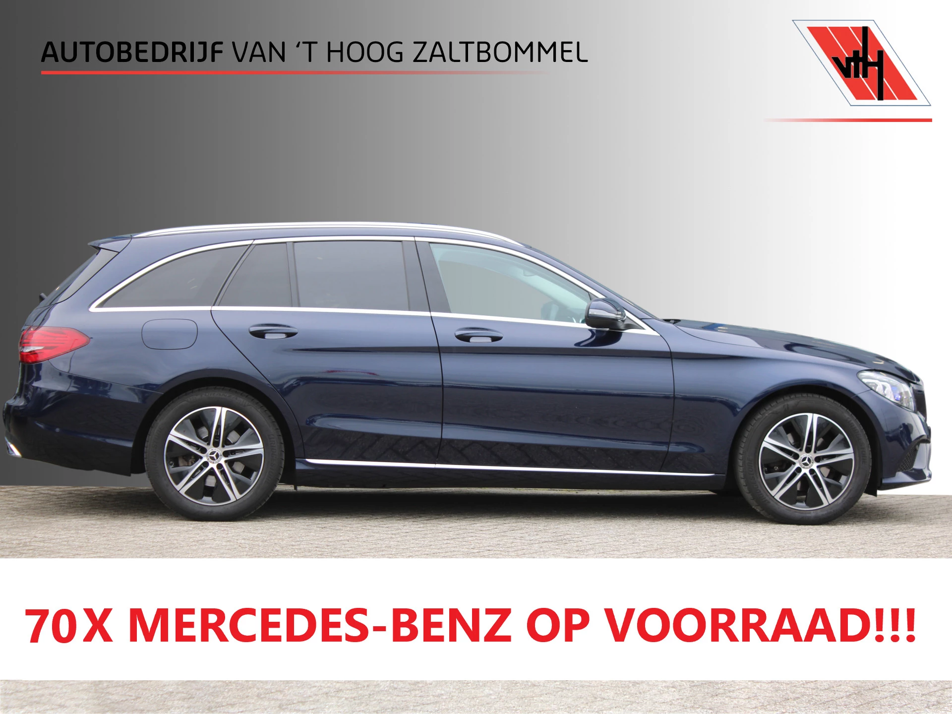 Mercedes-Benz C-Klasse 2018 - Estate 180d Business Sol. Avantgarde <<FACELIFT>> DIGI-DASH SFEER CARPLAY CAMERA TREKHAAK MULTIBEAM afbeelding 1
