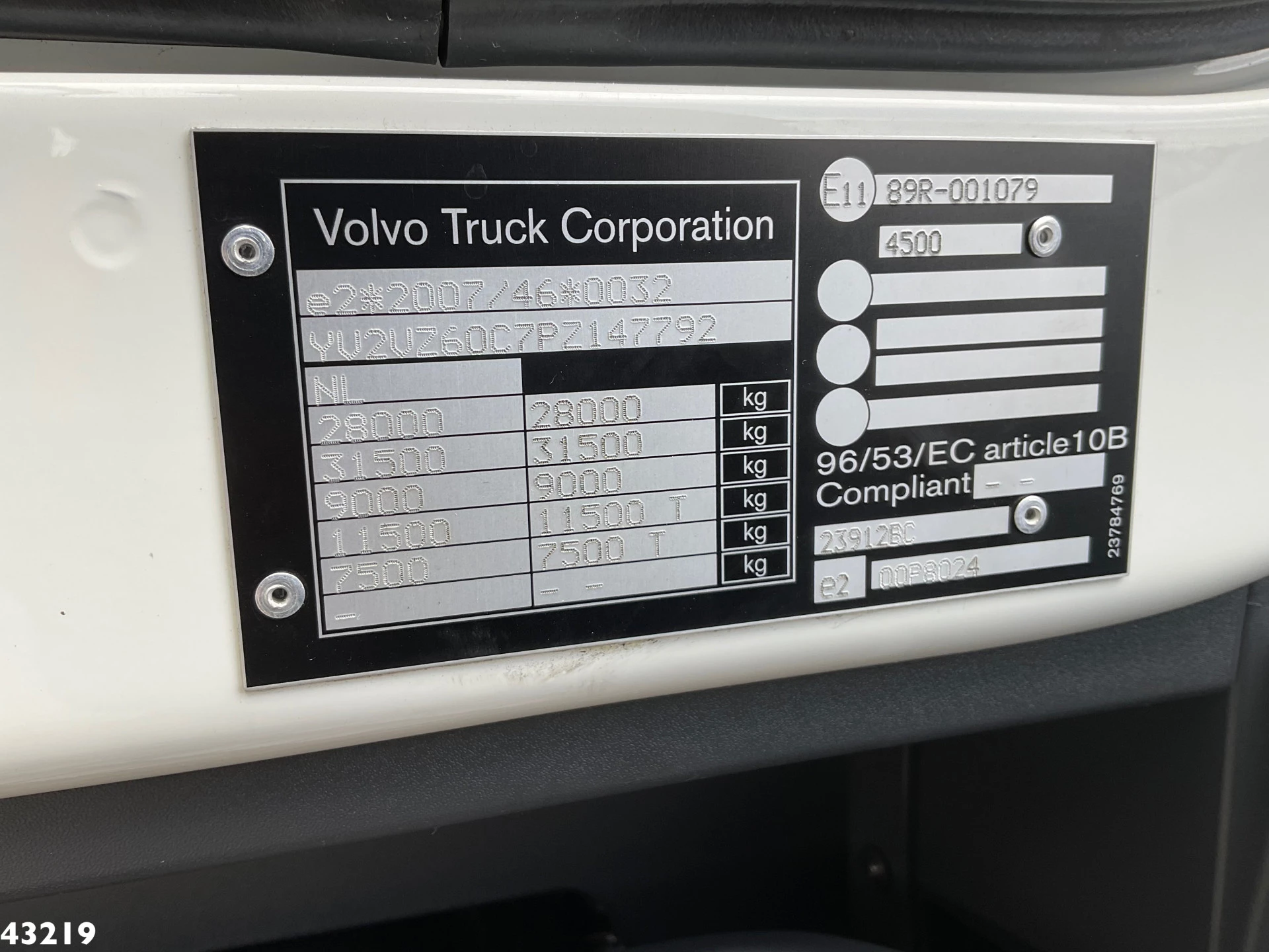 Volvo FE 350 VDL Translift zijlader met Jama Diftar! 2023 immagine 23