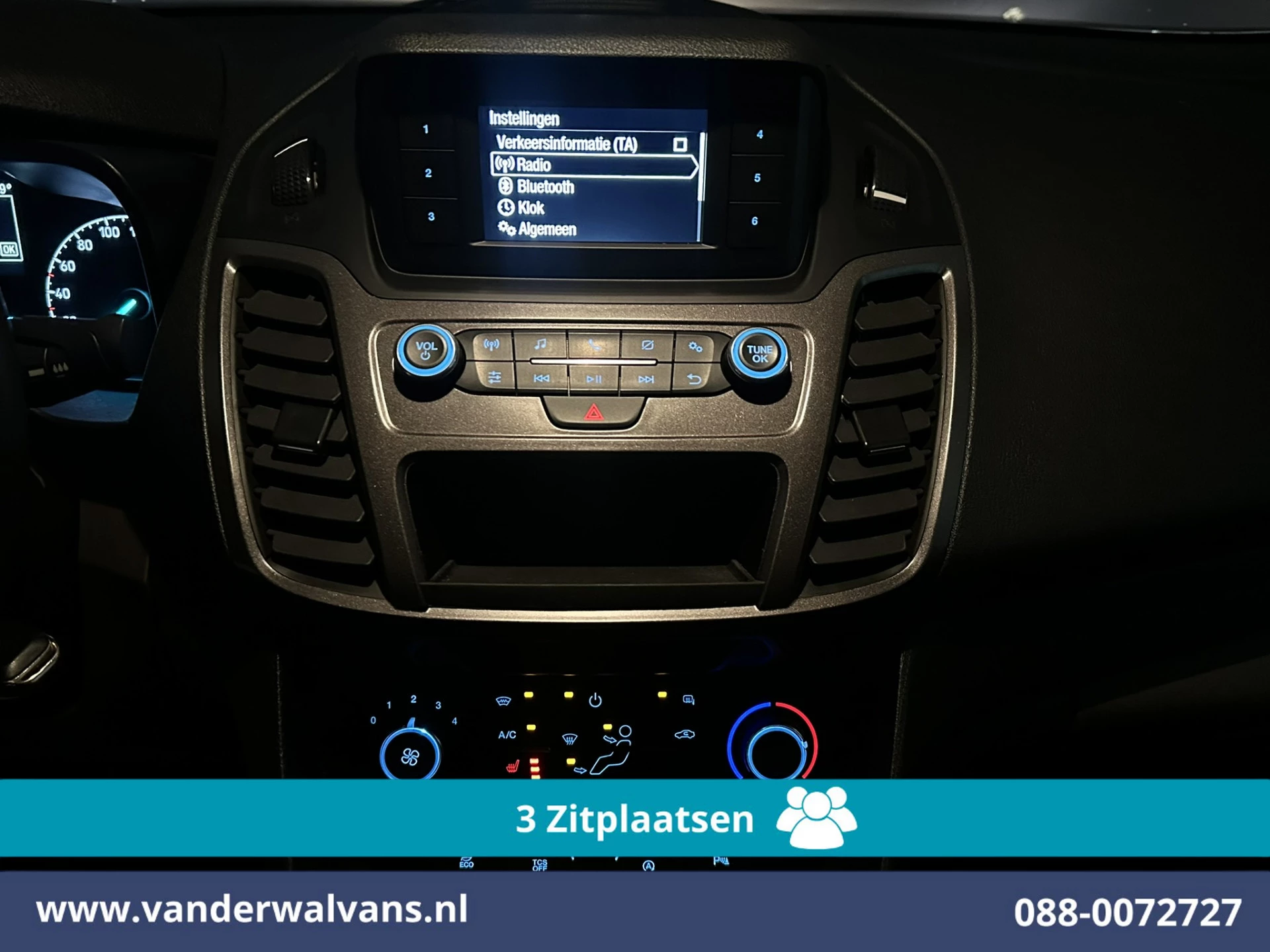 Ford Transit Connect 2023 - 1.5 EcoBlue 100pk L2H1 Euro6 Airco | 3-Zits | Cruisecontrol | Stoelverwarming | Verwarmde voorruit image 14