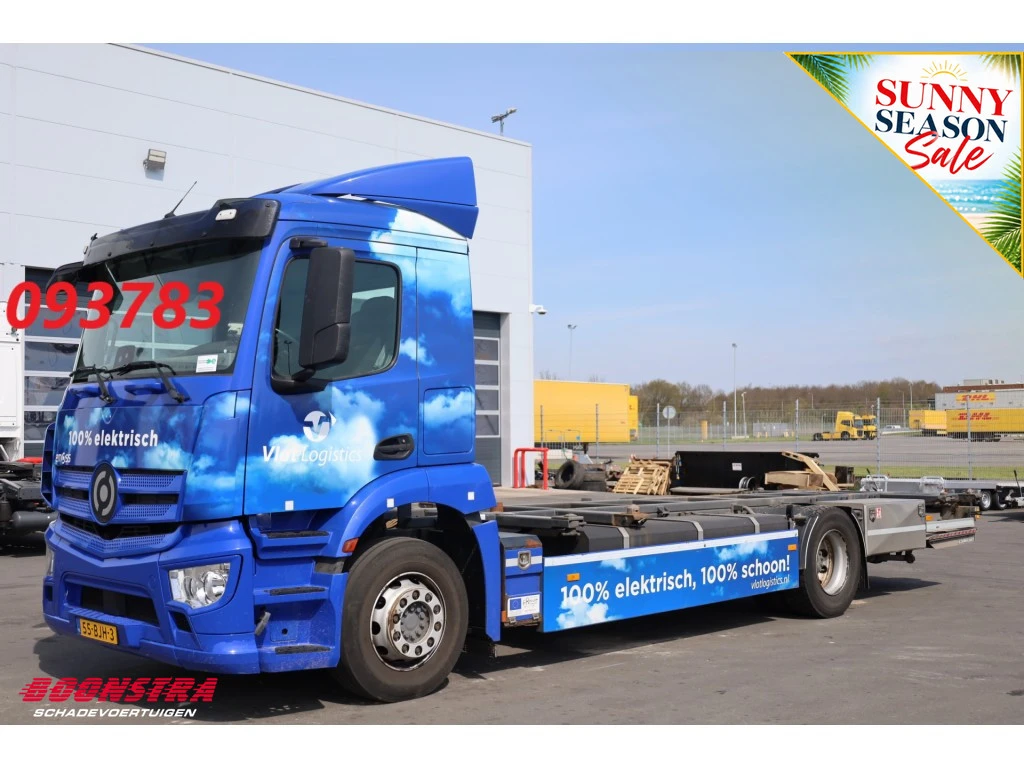 Mercedes-Benz Actros 2017 - EMOS 1920 Electric 200kWh Full Air LBW 132.418 km! afbeelding 1