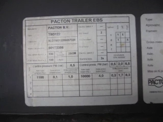 Pacton N/A 2008 - B1-001 NL TRAILER imagen 18