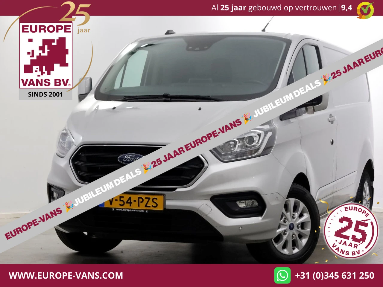Ford Transit Custom 2022 - 2.0 TDCI 130pk L1H1 Automaat Limited Airco/Navi/Camera 07-2022 afbeelding 1