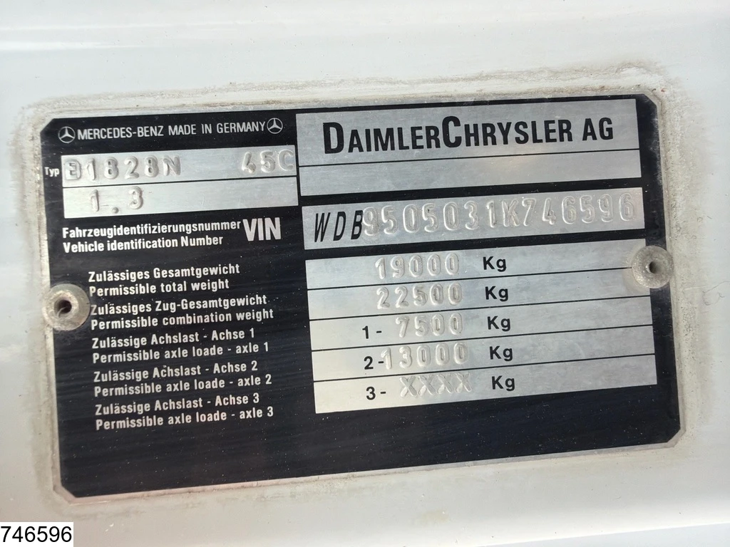 Mercedes-Benz Atego 2002 - 1828 4x2, Schwing, PTO afbeelding 9