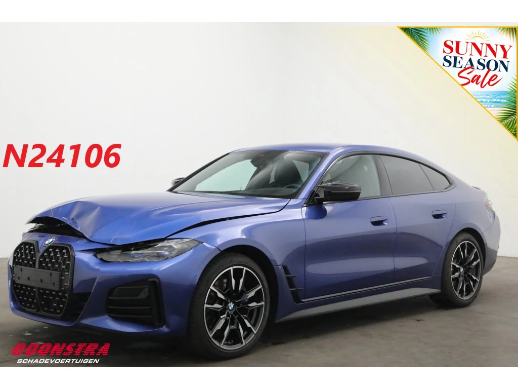 BMW 4 Serie 2022 - Gran Coupé M440i Steptronic xDrive H/K ACC Navi Clima Memory Leder SHZ Apple/Android Camera PDC afbeelding 1