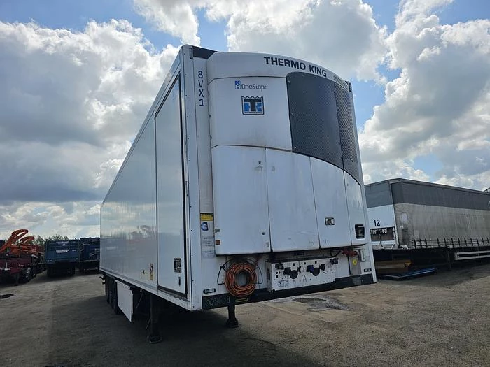 Krone SDR 27 EL4-FB, 3 AXLE FRIDGE TRAILER WITH MEAT RAILS THERMO KING DUAL TEMP 2016 afbeelding 1