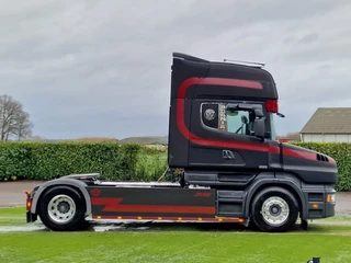 Scania T 2002 - T164-580 V8 Topline 4x2 - Original Torpedo/Hauber - Retarder - 4.70 WB - PTO/Hydraulic - Light bar - Leather seats obrazek 9