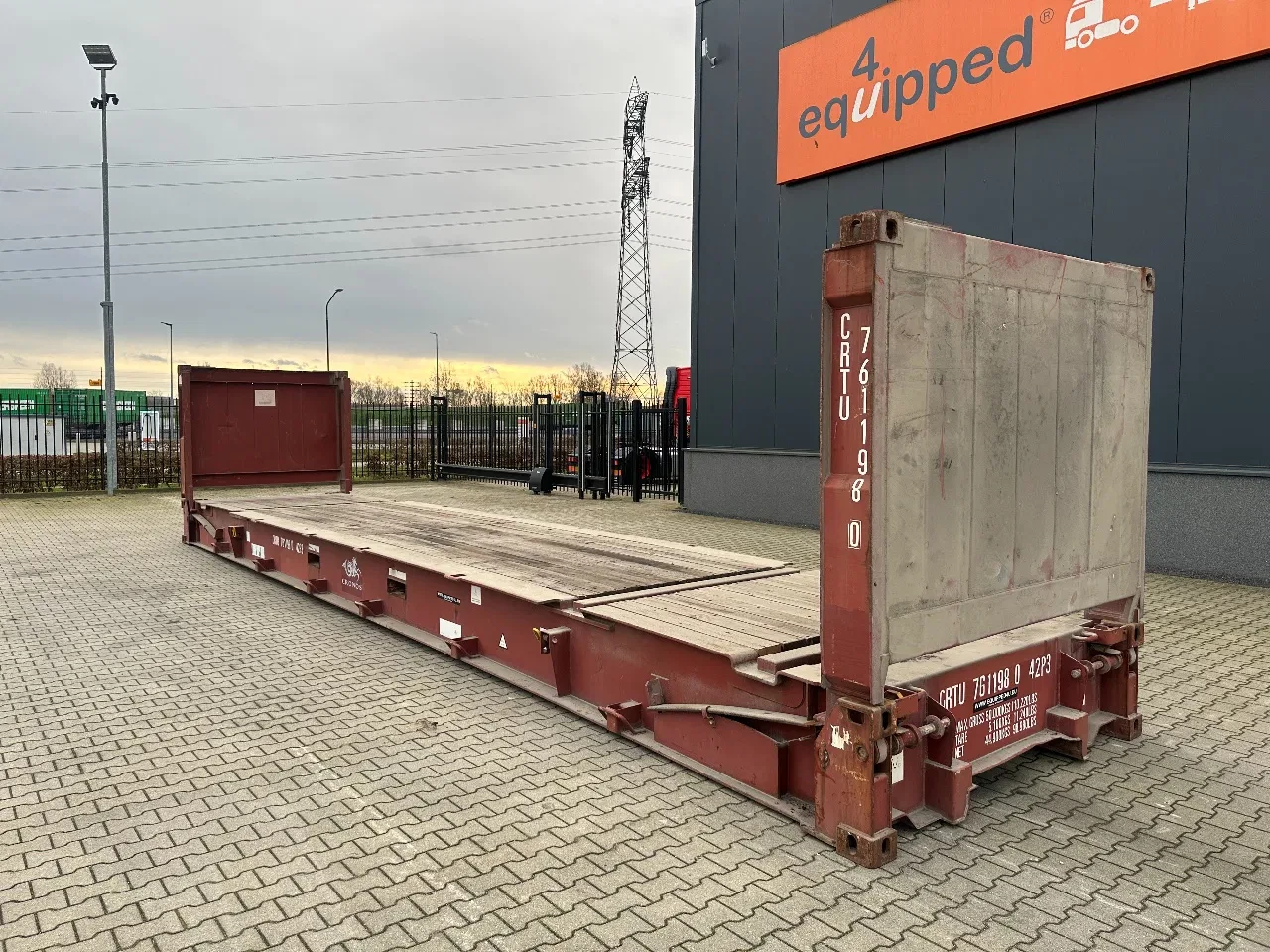 CIMC 2008 - 40FT FLATRACK FLUSH FOLDING / CSC: 10/2027 / 10x available afbeelding 20