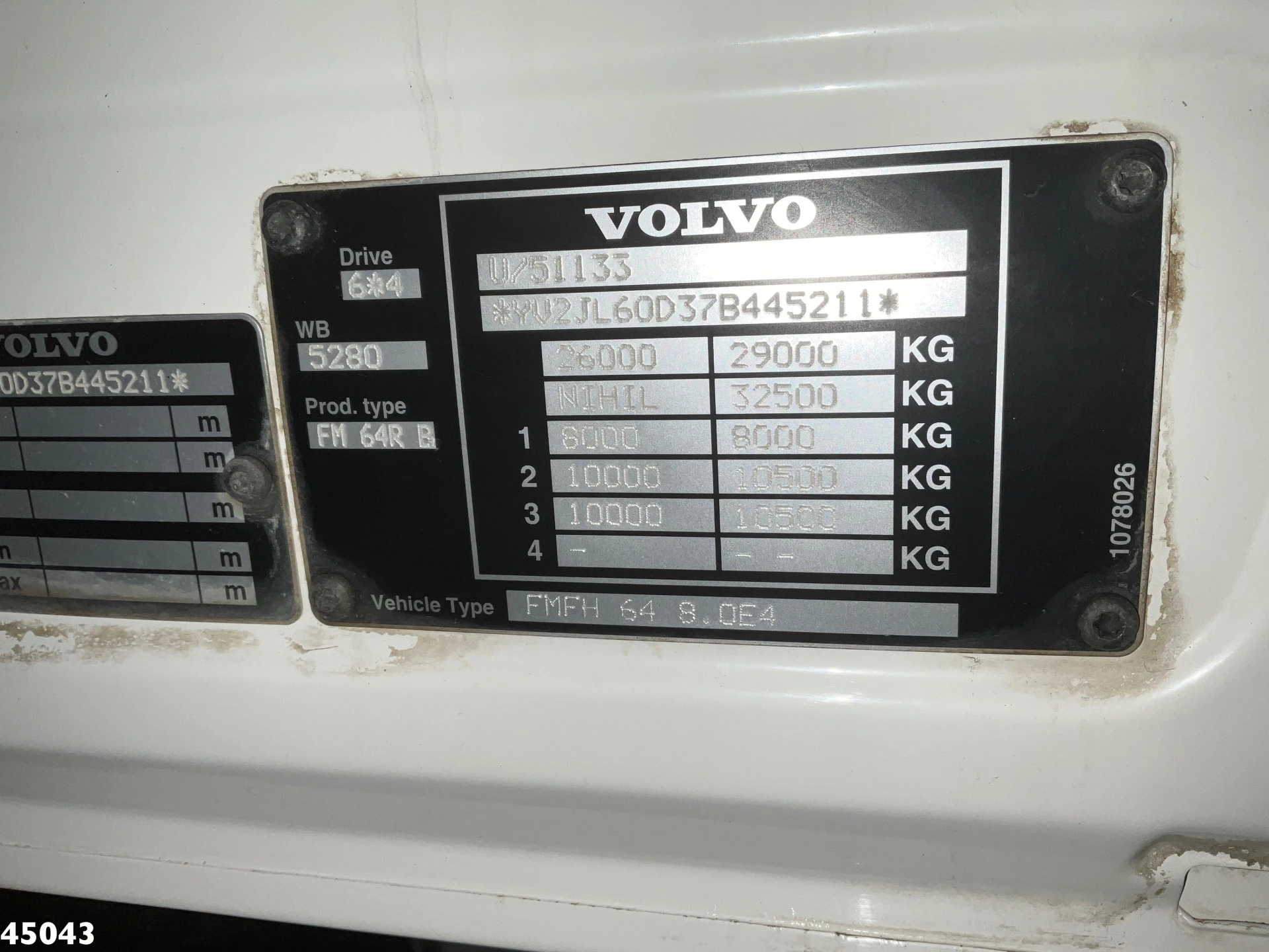 Volvo 340 2007 - FM 6x4 7m³ Combi kolkenzuiger Just 159.037 km! zdjęcie 44