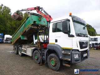 MAN TGS 2016 - 35.400 8X4 RHD tipper + Palfinger Epsilon M125L image 2 thumbnail